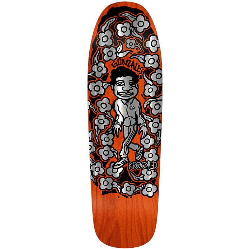 Krooked Gonz Sweatpants Skateboard Deck Foil 9.81 | 9.81