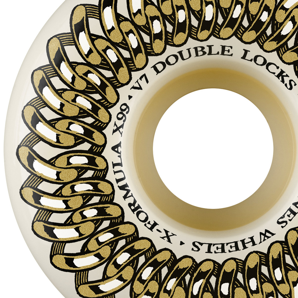 Bones X Formula V7 Double Lock Wheels Black 99A 58mm Bones X Formula V7 Double Lock Wheels Black 99A 58mm