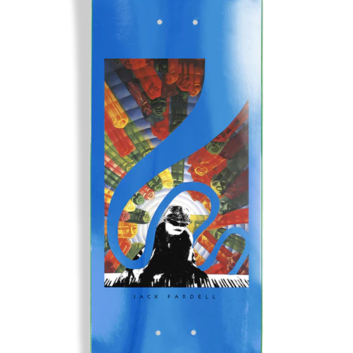 Opera Jack Fardell Organ Skateboard Deck Blue 8.7 Opera Jack Fardell Organ Skateboard Deck Blue 8.7