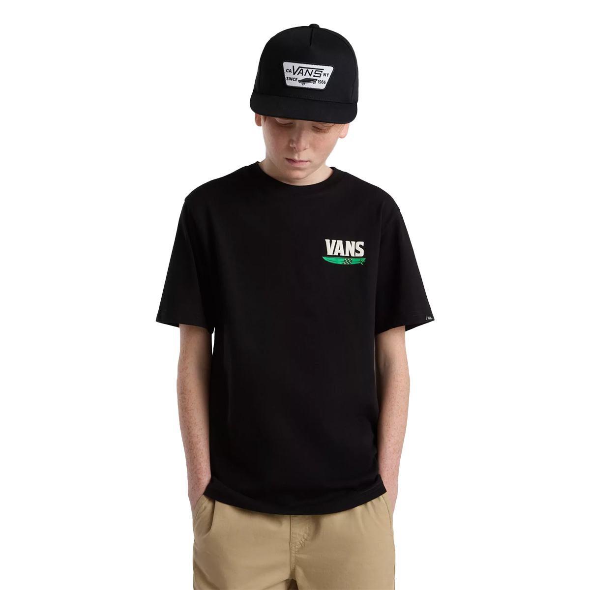 Vans Kids Shaka Skeleton T-Shirt Black Vans Kids Shaka Skeleton T-Shirt Black