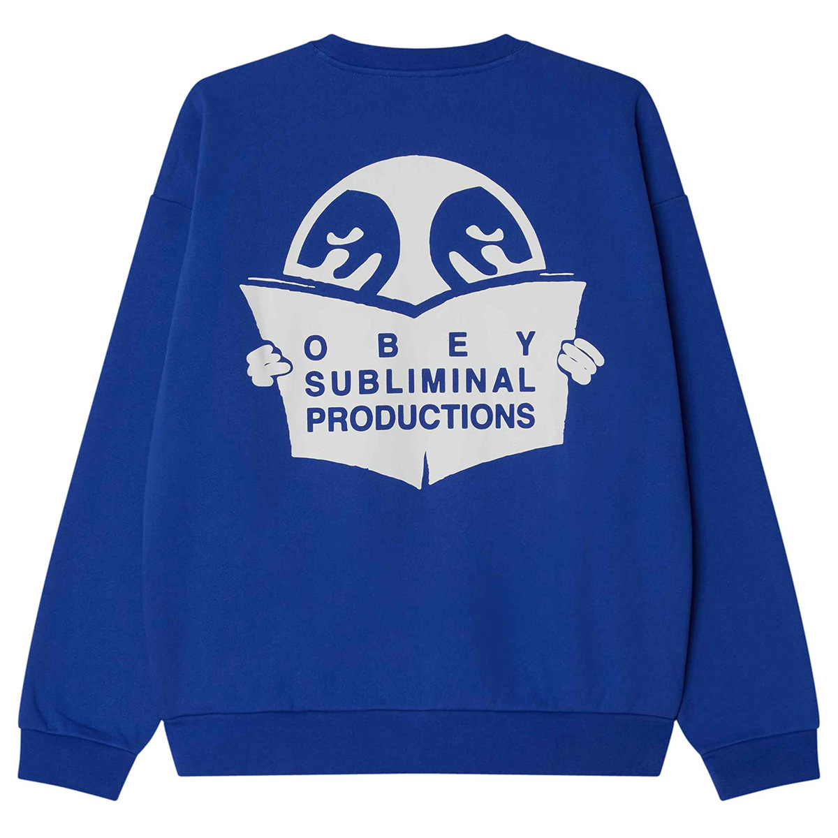 Obey Weldon Extra Heavy Sweater Dazzling Blue Obey Weldon Extra Heavy Sweater Dazzling Blue