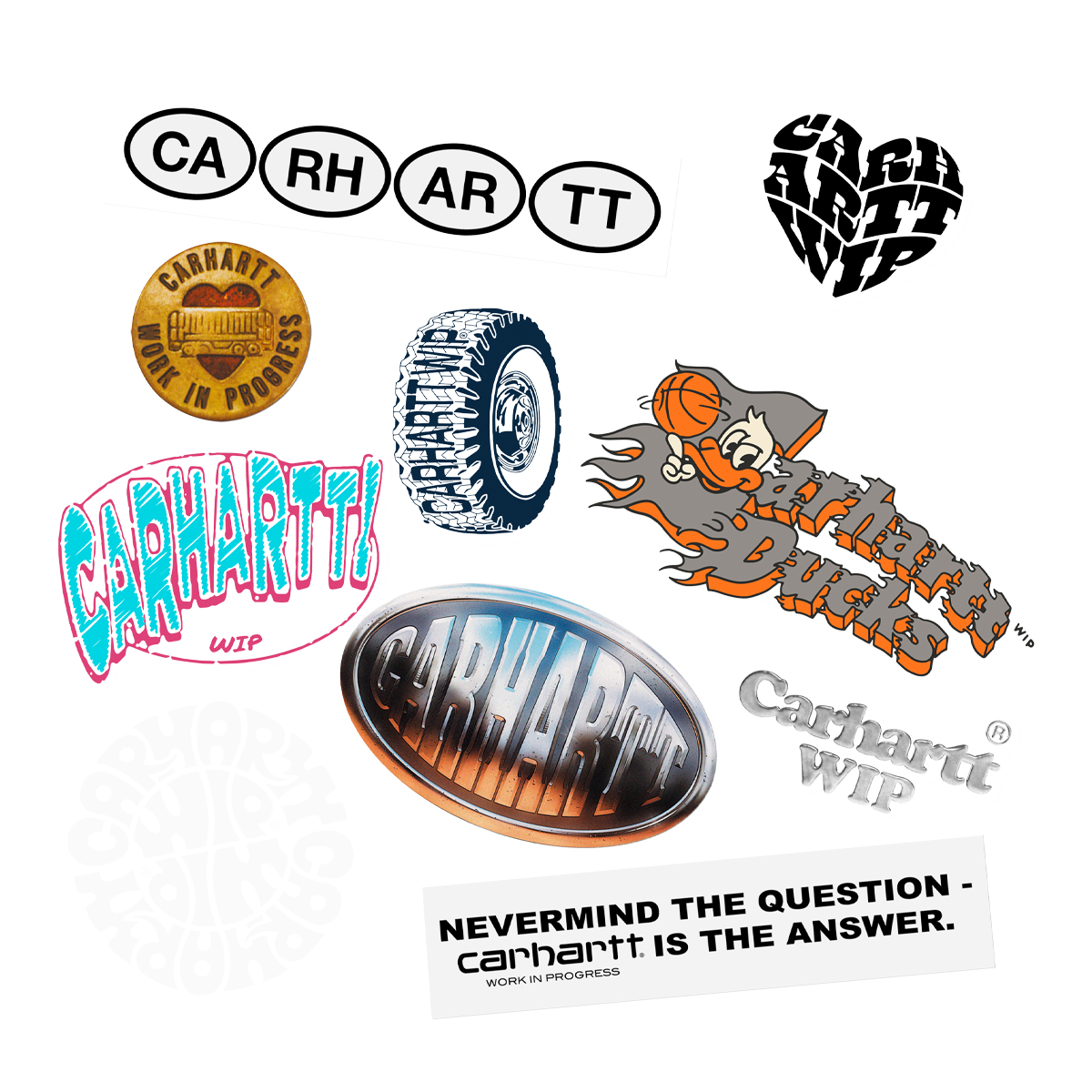Carhartt WIP Bumper Sticker Pack