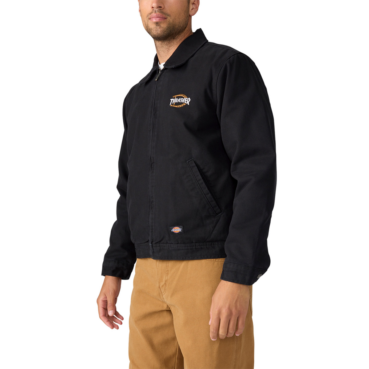 Thrasher X Dickies Jacket Black Thrasher X Dickies Jacket Black