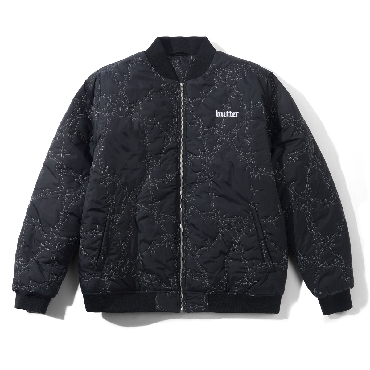Butter Goods Wired Bomber Jacket Black