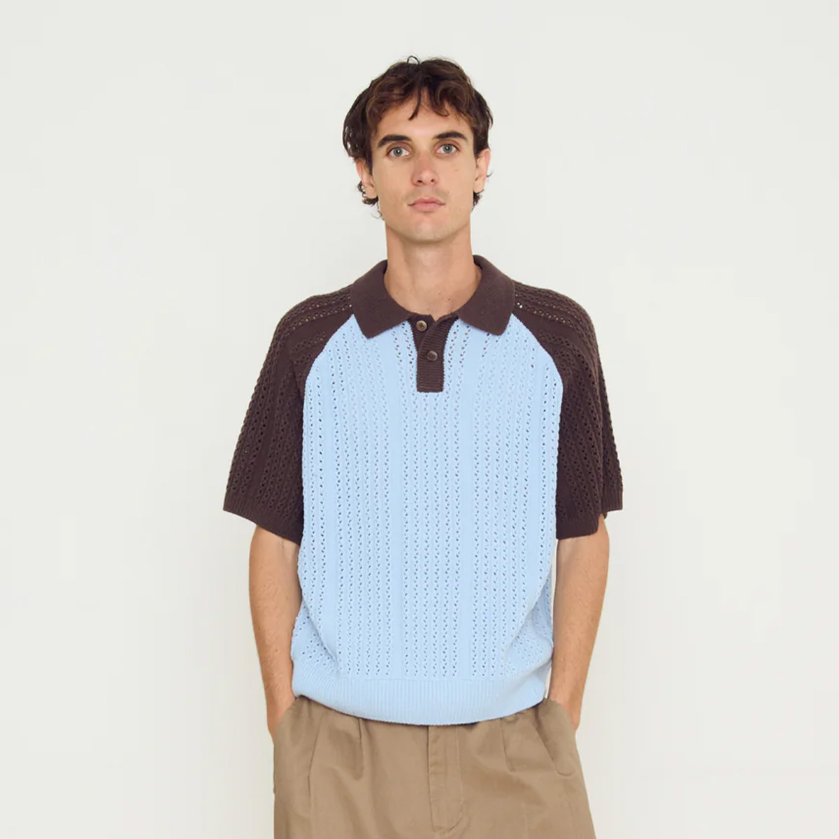 Obey Abel Polo Sweater Skyway