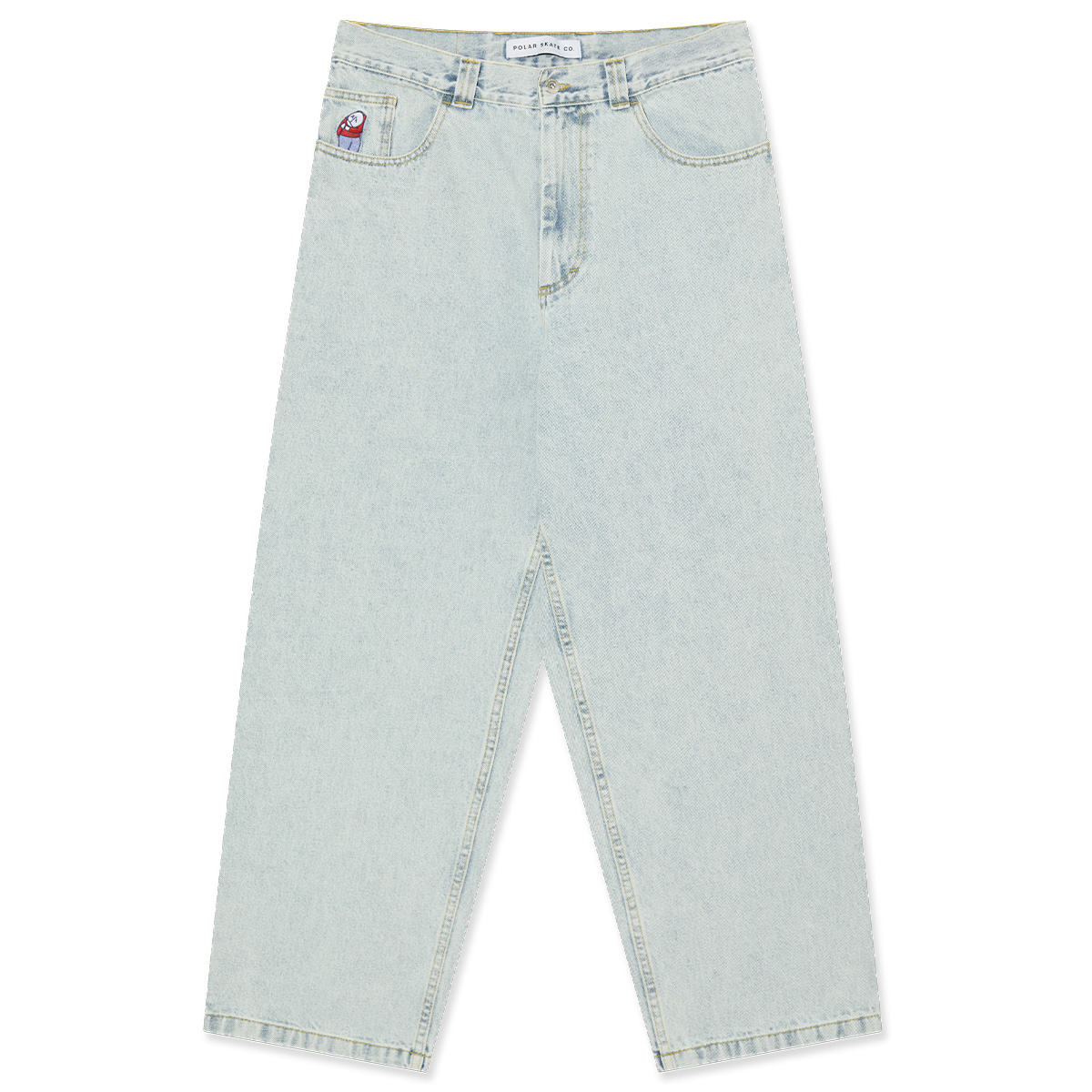 Polar Big Boy OG Logo Pants Light Blue Polar Big Boy OG Logo Pants Light Blue