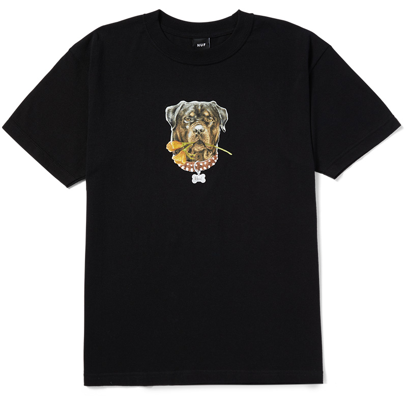 HUF Big Poppy T-Shirt Black HUF Big Poppy T-Shirt Black