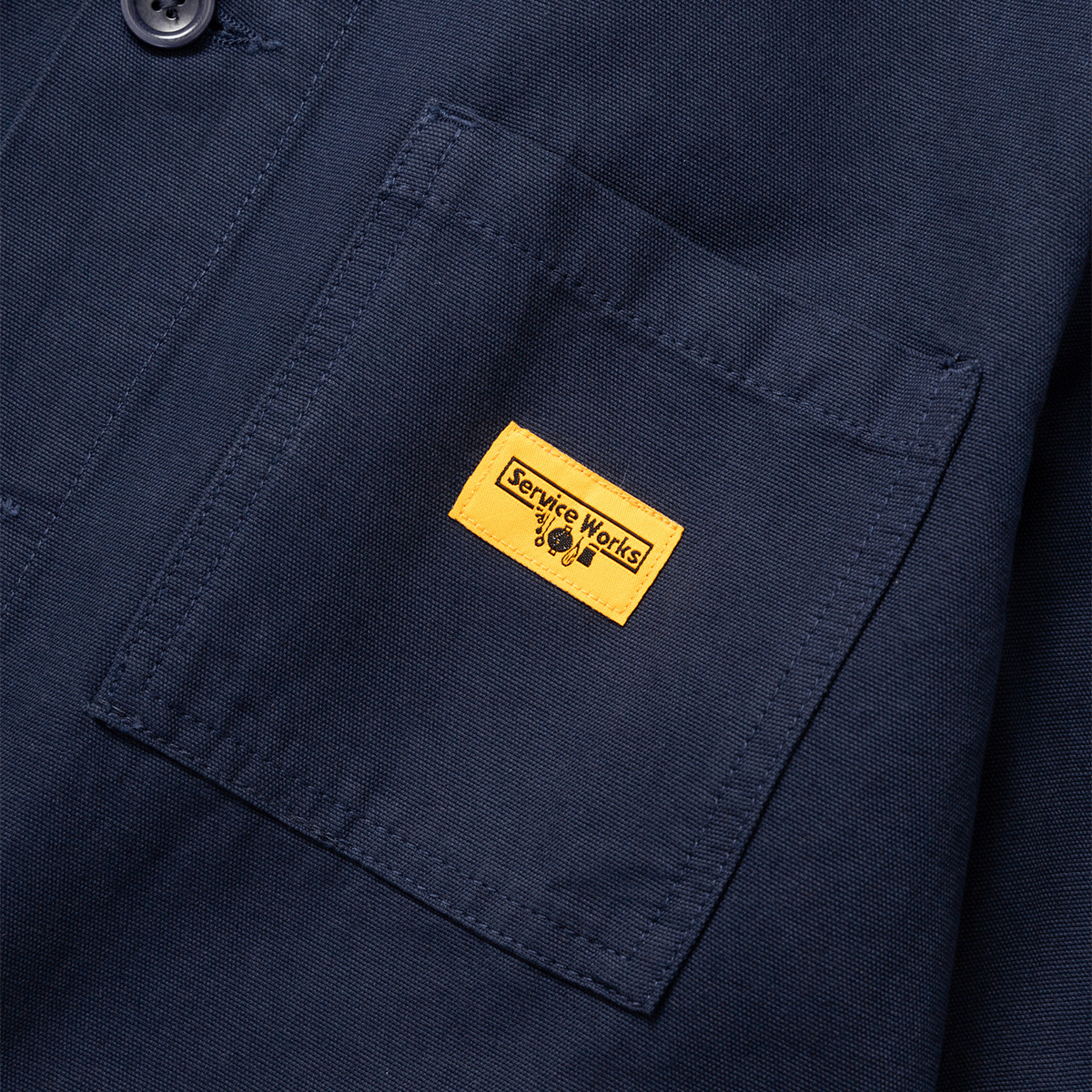 Service Works Canvas Chore Shirt Dark Navy