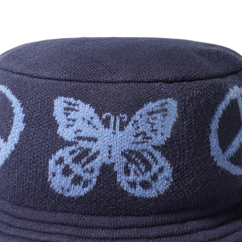 Butter Goods Tour Knit Bucket Hat Navy Butter Goods Tour Knit Bucket Hat Navy