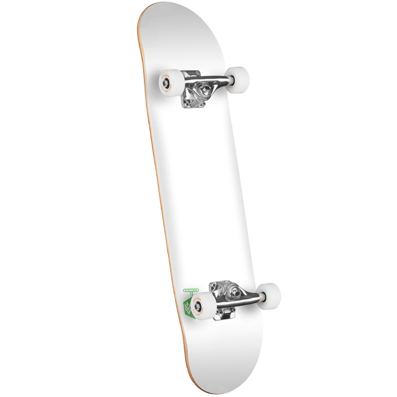 Mini Logo Chevron Detonator 15 Birch Complete Skateboard Solid White Shape 291 7.75