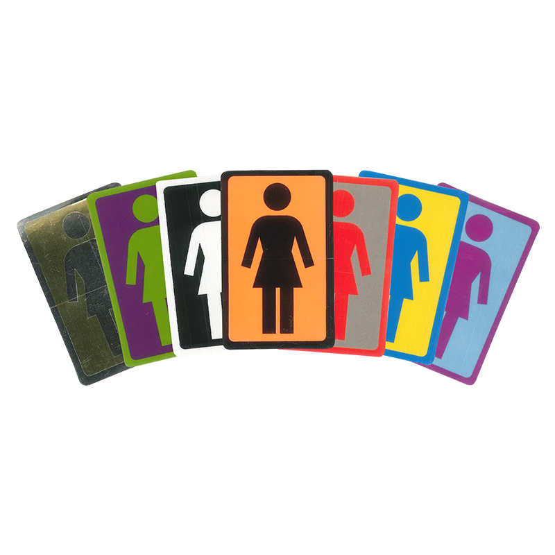 Girl Large 6 Inch Sticker