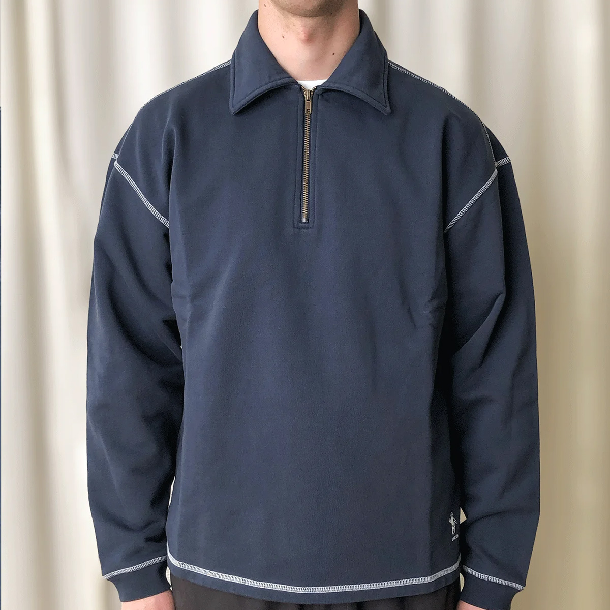 Dancer Half Zip Shirt Navy Dancer Half Zip Shirt Navy