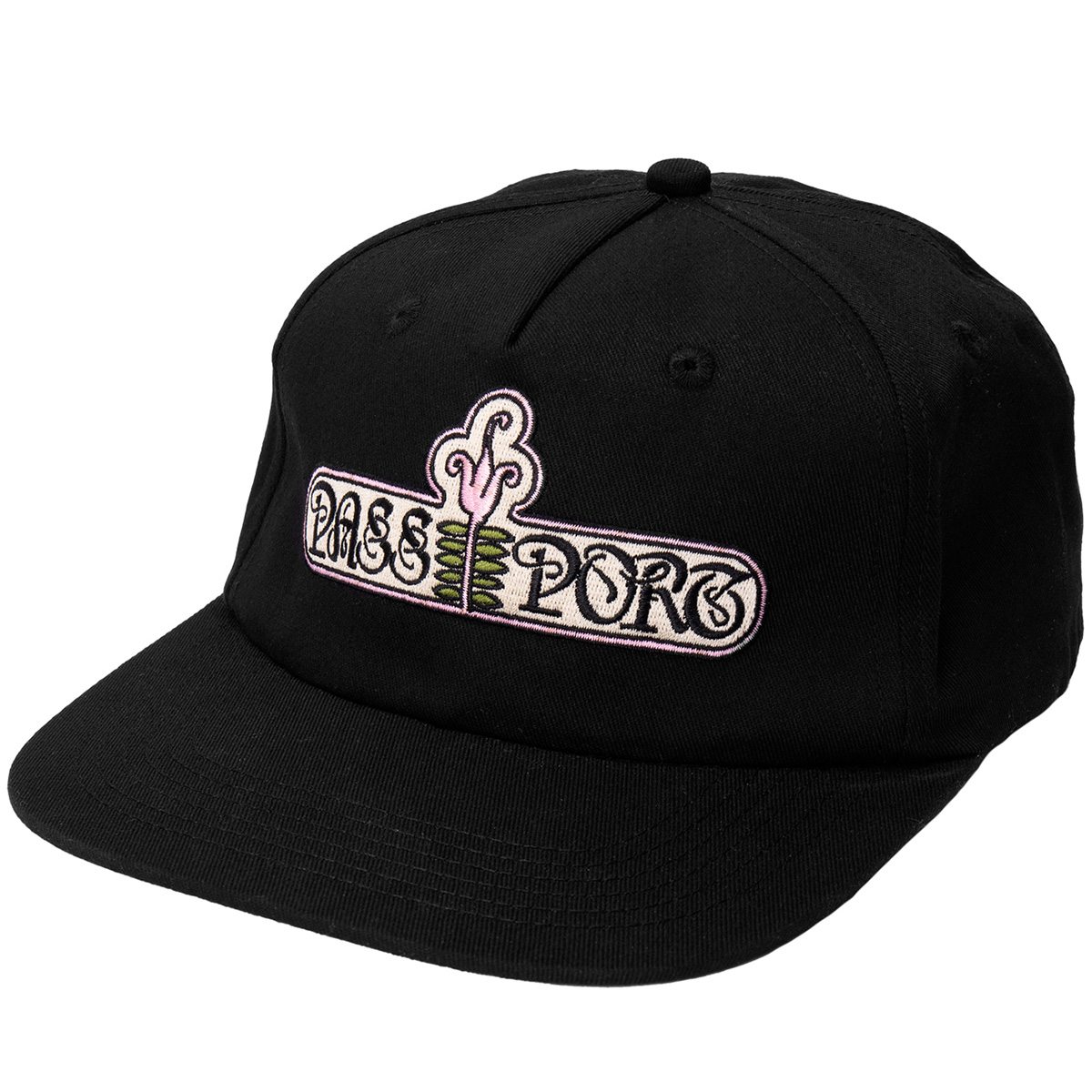 Pass Port Gardenia Workers Cap Black Pass Port Gardenia Workers Cap Black