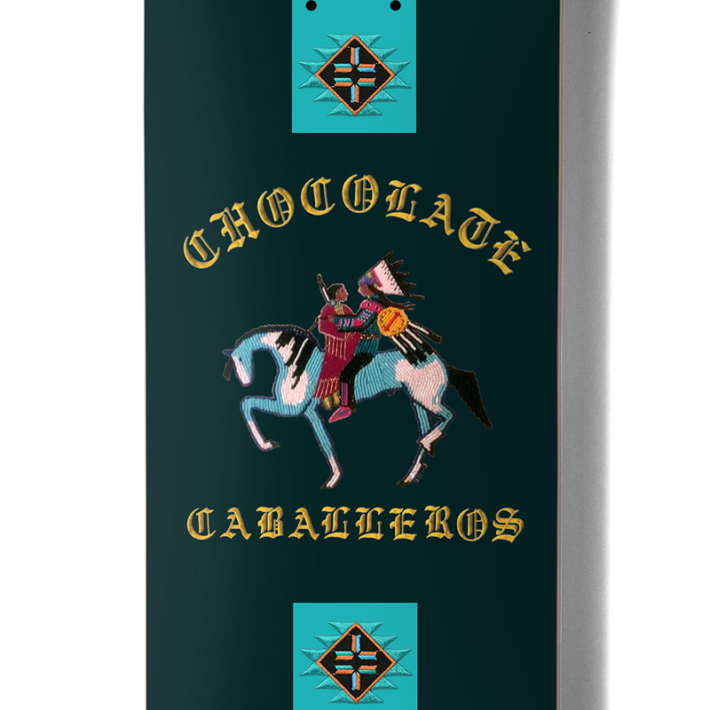 Chocolate Perez Caballeros Skateboard Deck 8.375 Chocolate Perez Caballeros Skateboard Deck 8.375