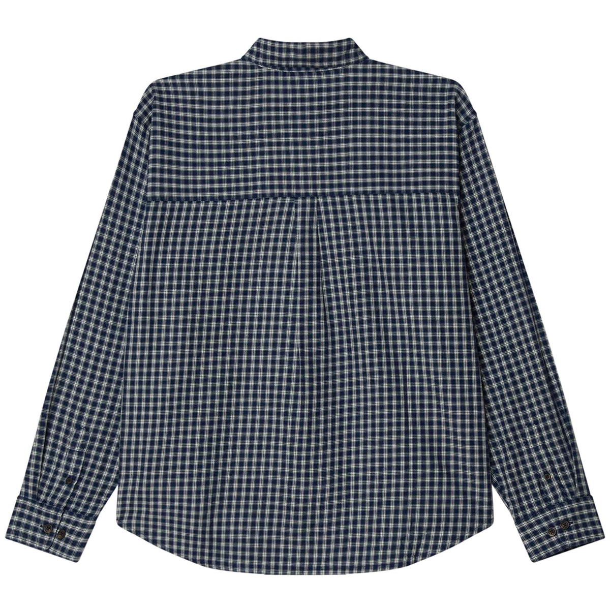 Obey Bigwig Andy Woven Longsleeve Shirt Academy Navy