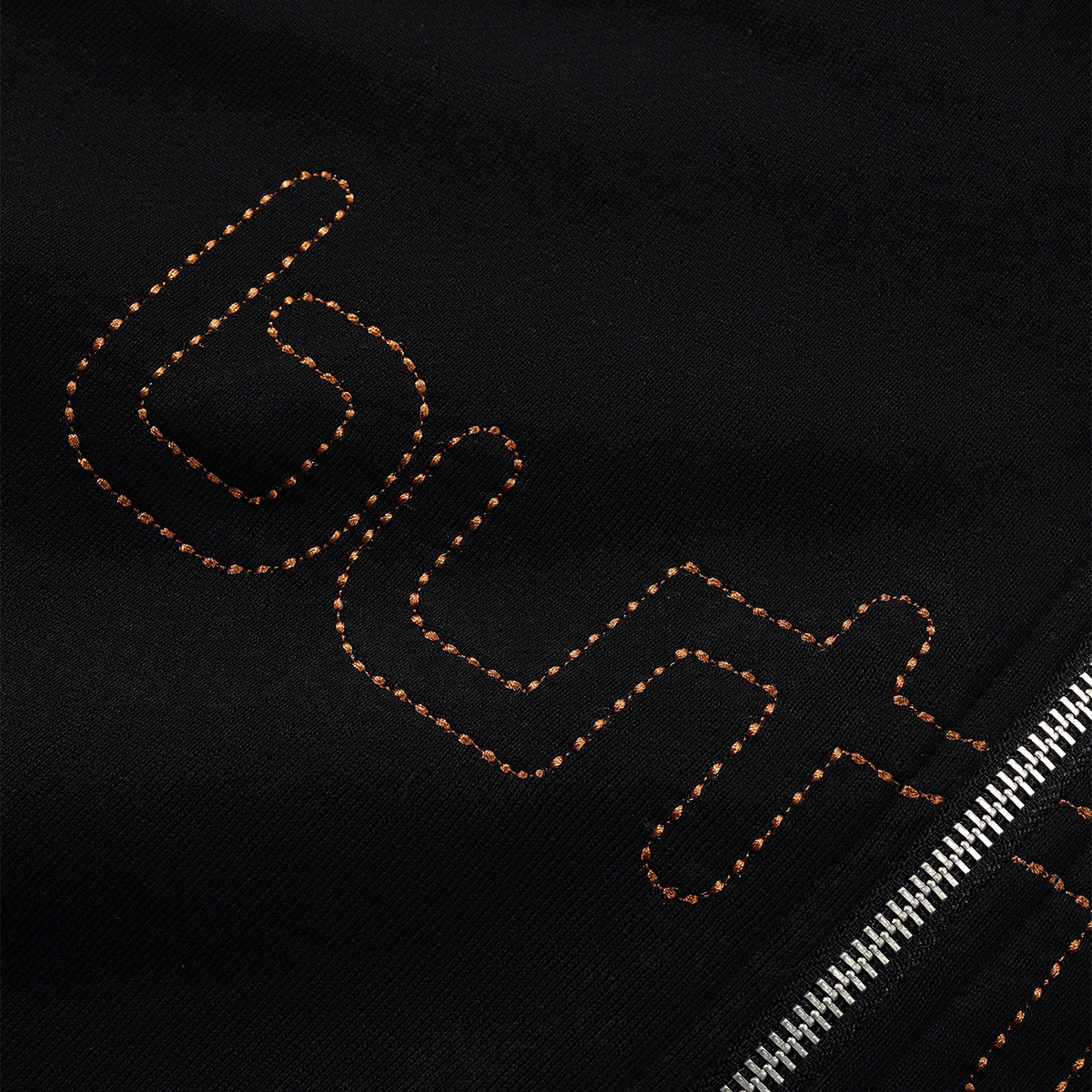 Butter Goods Outline Zip-Thru Top Black/Chocolate Butter Goods Outline Zip-Thru Top Black/Chocolate