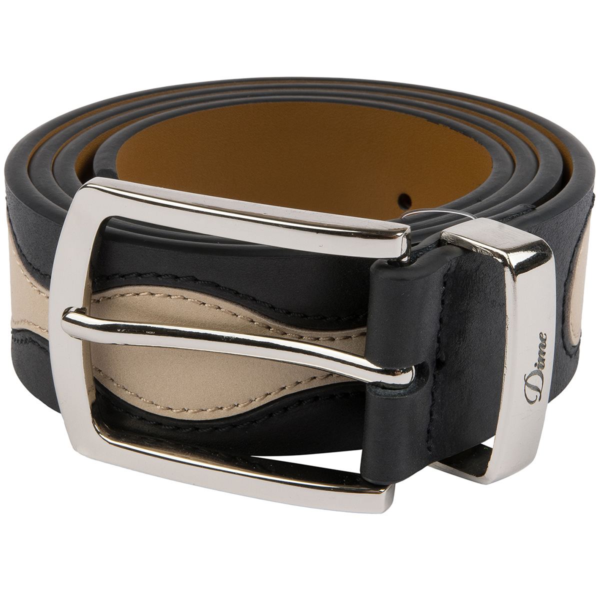 Dime Premium Leather Belt Black Dime Premium Leather Belt Black