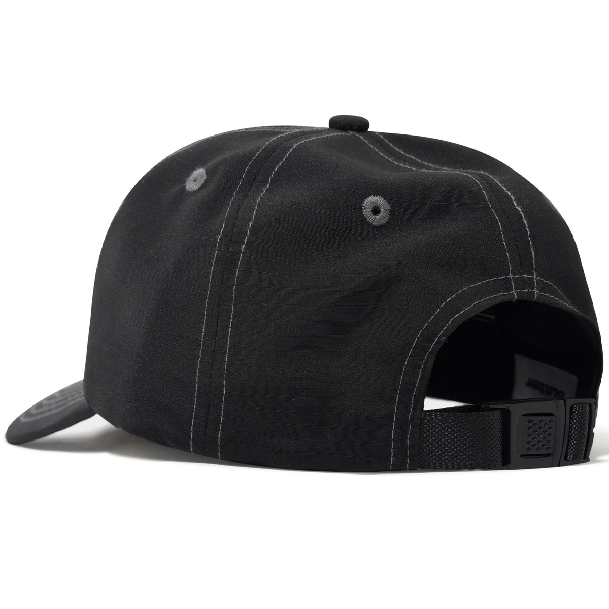 Butter Goods Alpine 6 Panel Cap Black Butter Goods Alpine 6 Panel Cap Black