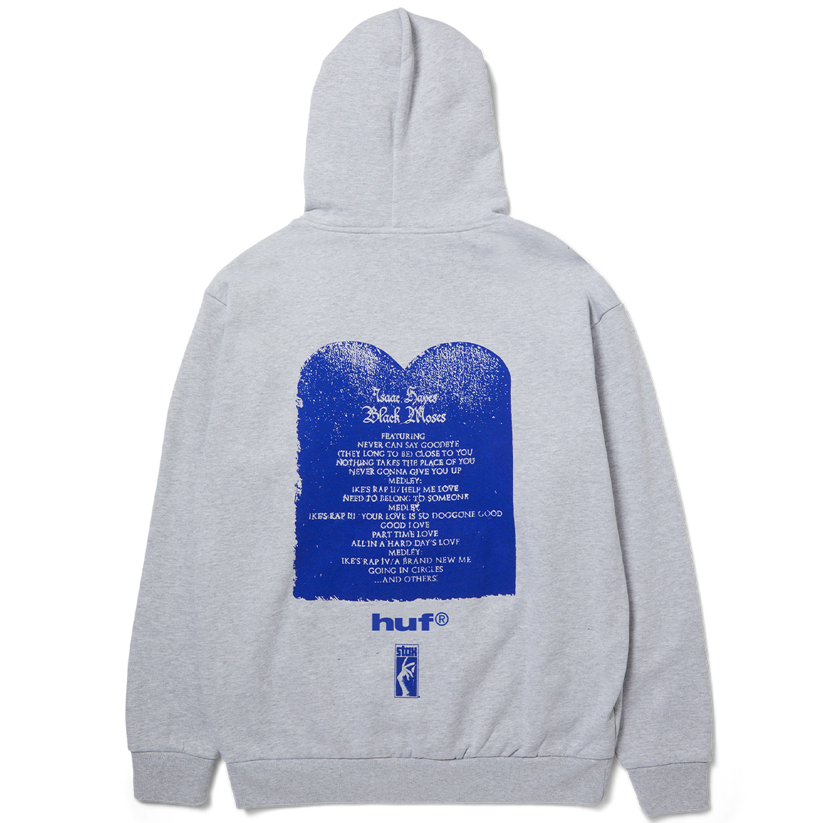 HUF Black Moses Hooded Sweater Ash