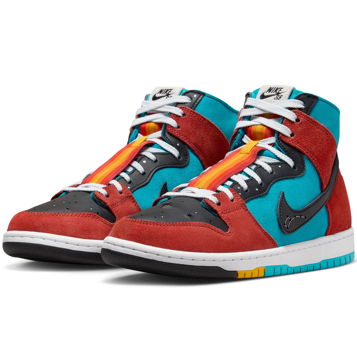 Nike SB Dunk High Decon Turquoise Blue/Black-Rugged Orange Nike SB Dunk High Decon Turquoise Blue/Black-Rugged Orange