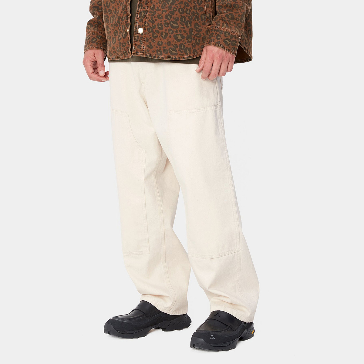 Carhartt WIP Midland Double Knee Pant Natural Rinsed Carhartt WIP Midland Double Knee Pant Natural Rinsed