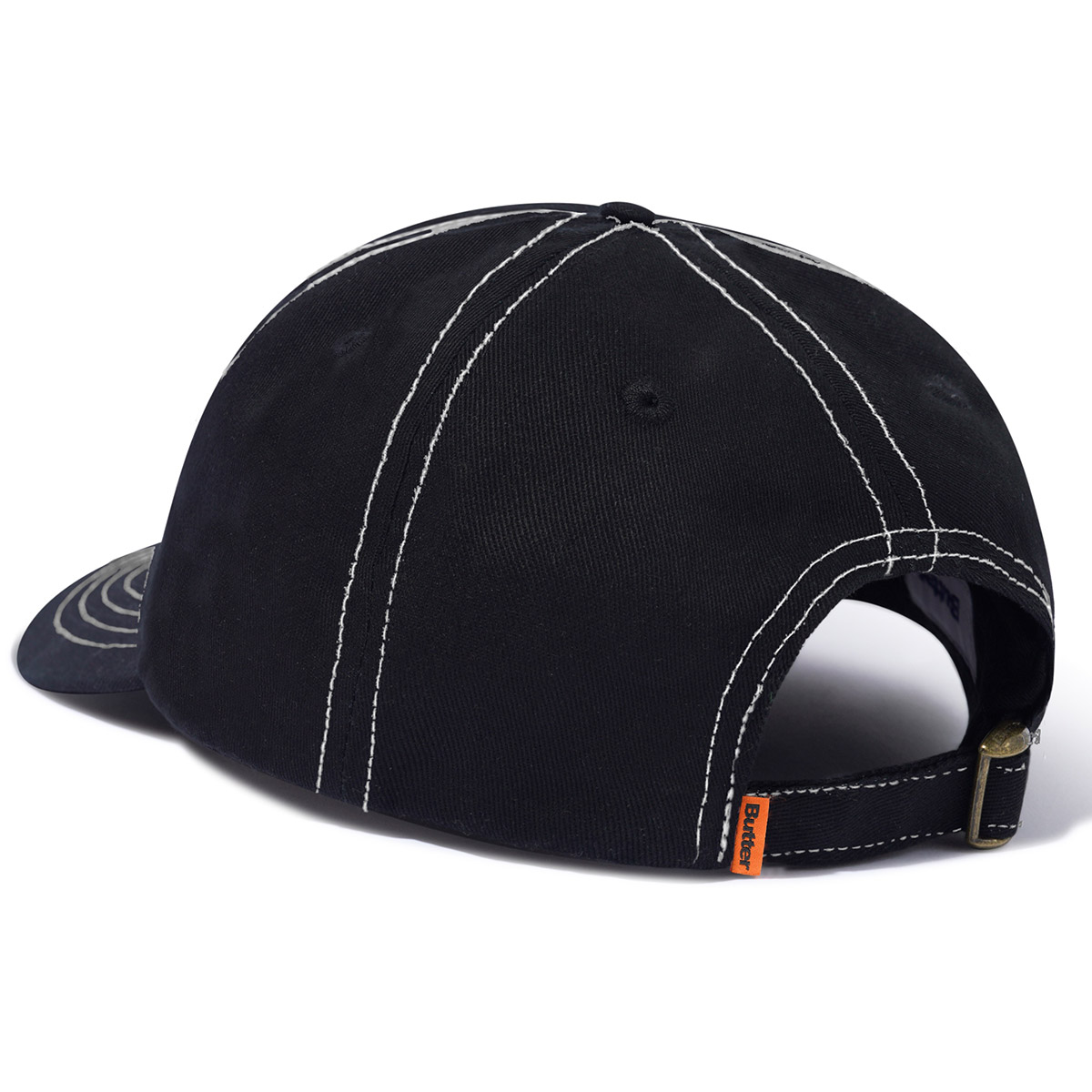 Butter Goods Ink 6 Panel Cap Black | One Size | 1135768_One Size