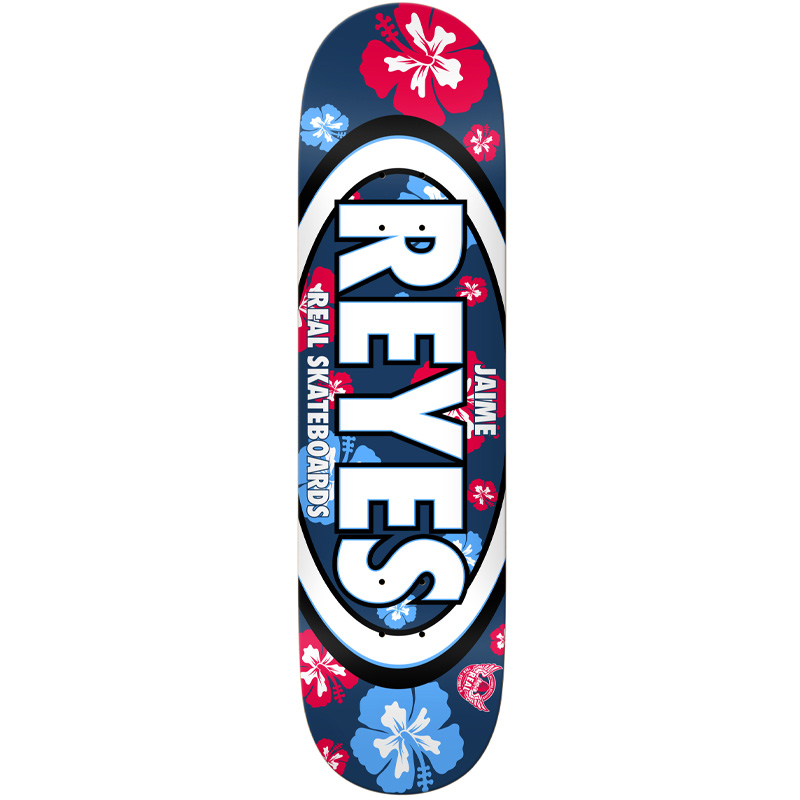 Real Jaime Reyes Actions Realized Skateboard Deck Blue 8.25 Real Jaime Reyes Actions Realized Skateboard Deck Blue 8.25