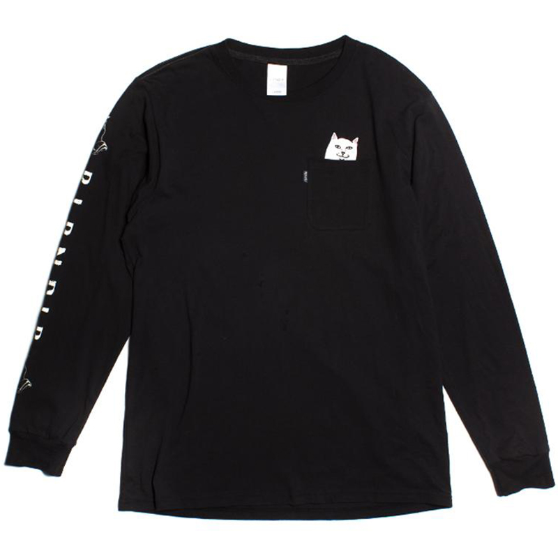 RIPNDIP Lord Nermal Longsleeve T-Shirt Black