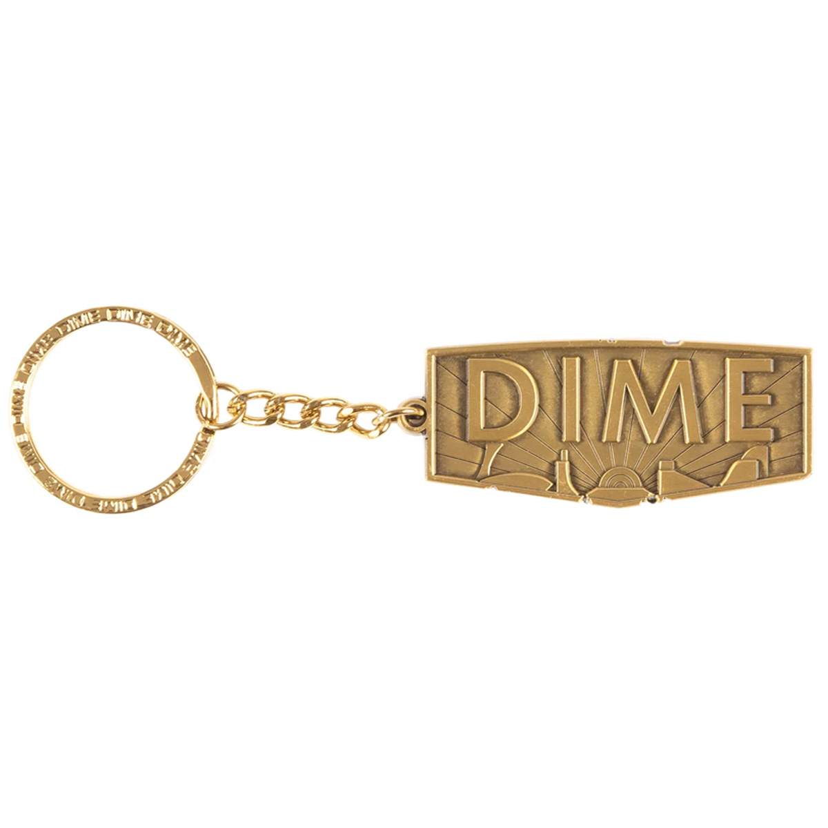 Dime Glorious Keychain Gold Dime Glorious Keychain Gold