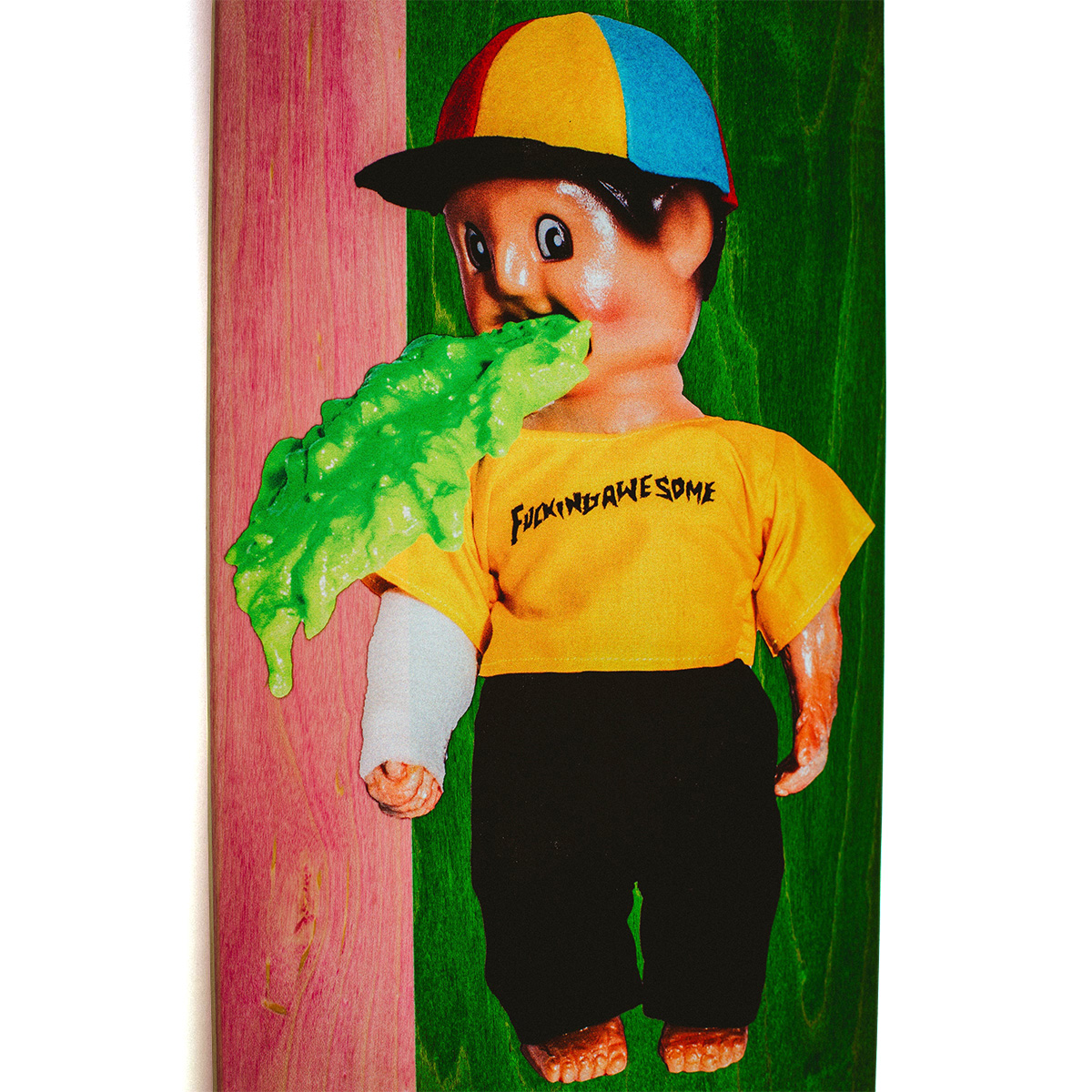 Fucking Awesome Wanto Throw Up Man Skateboard Deck -Shape 2- 8.5 Fucking Awesome Wanto Throw Up Man Skateboard Deck -Shape 2- 8.5