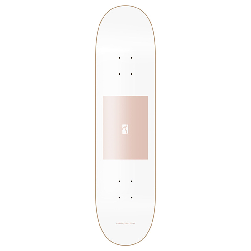 Poetic Box Board Skateboard Deck Pink 8.25