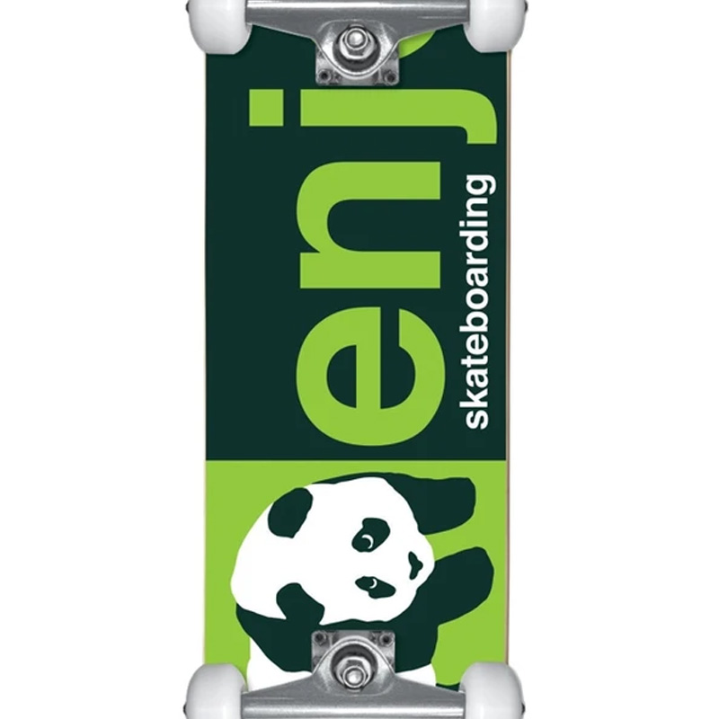 Enjoi Half and Half First Push Complete Skateboard Green 8.0 Enjoi Half and Half First Push Complete Skateboard Green 8.0