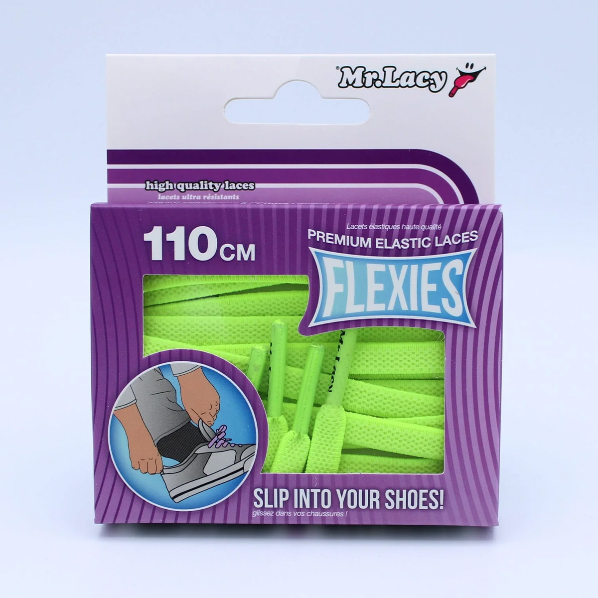 Mr.Lacy Flexies 110cm Neon Lime Yellow