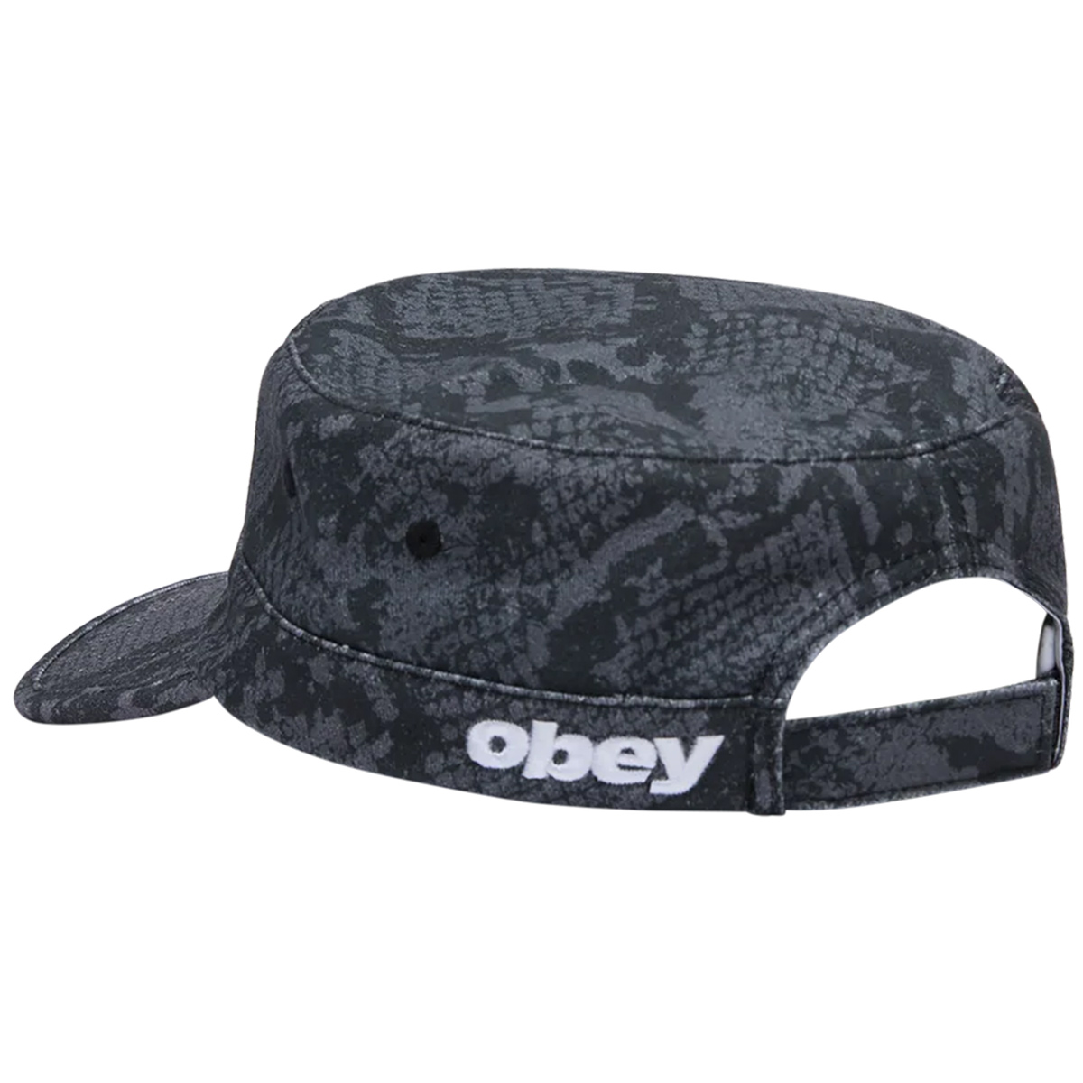 Obey Pigment Obey Page Cadet Cap Pigment Snake Skin