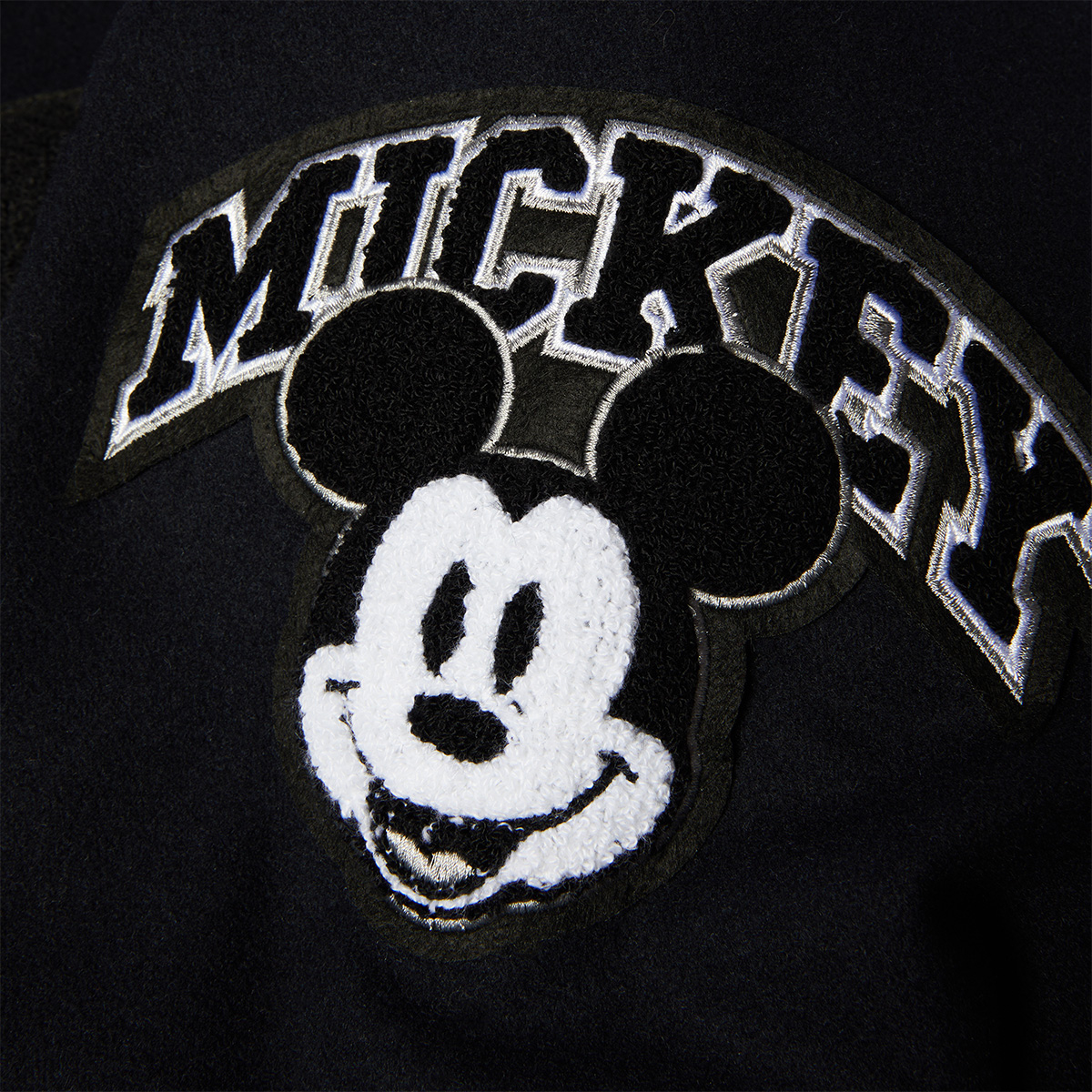 HUF x Mickey Worldwide Tour Varsity Jacket Navy