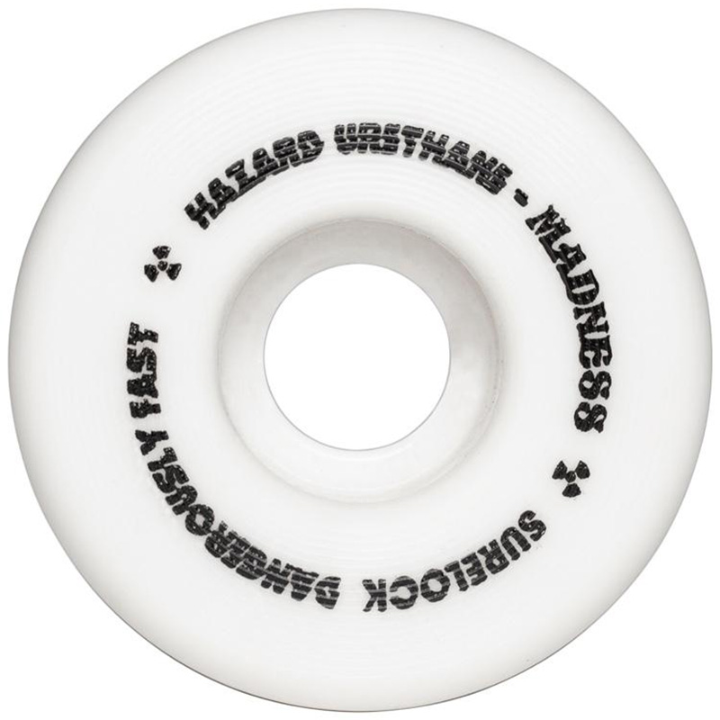 Hazard Sign CP Conical Surelock Wheels White 52mm Hazard Sign CP Conical Surelock Wheels White 52mm