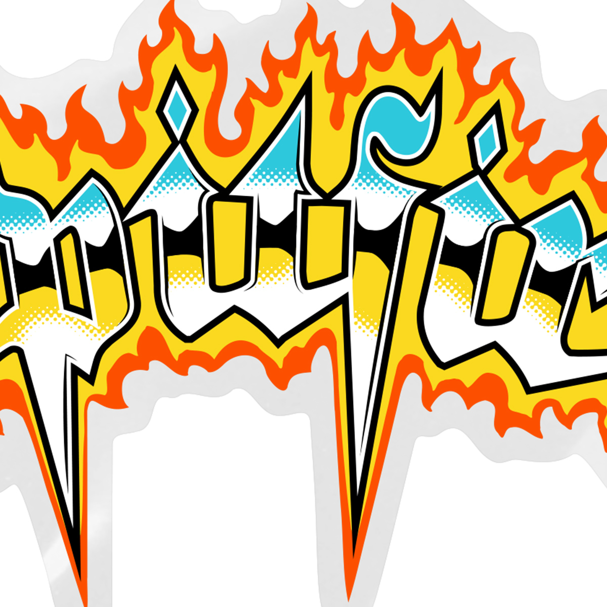 Spitfire Venom Chrome Large Sticker