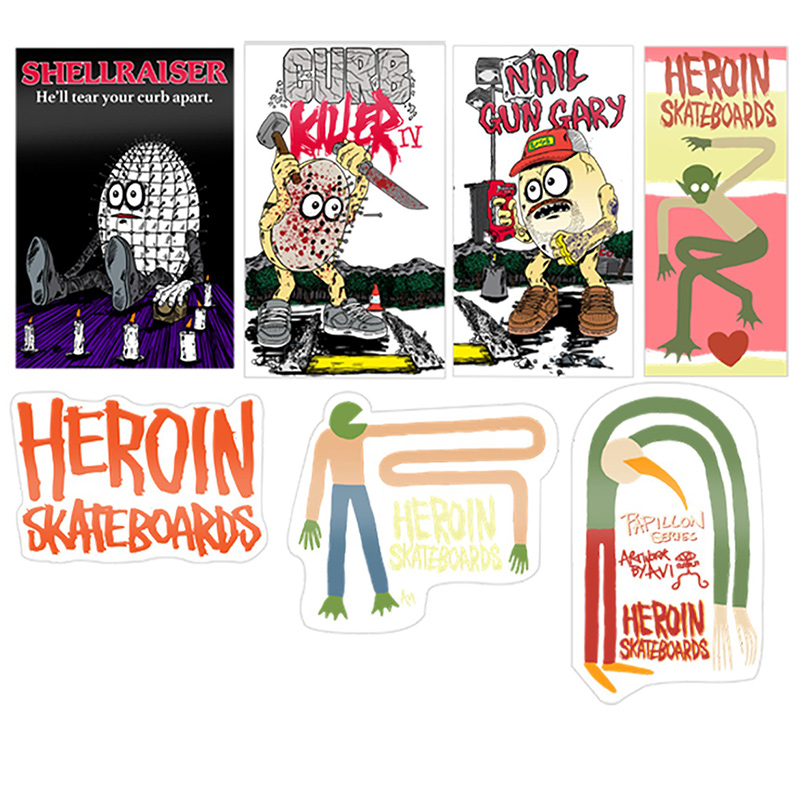 Heroin Spring 23 Sticker Assorted