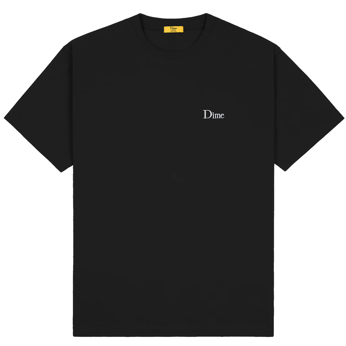 Dime Classic Small Logo T-Shirt Black/White Logo