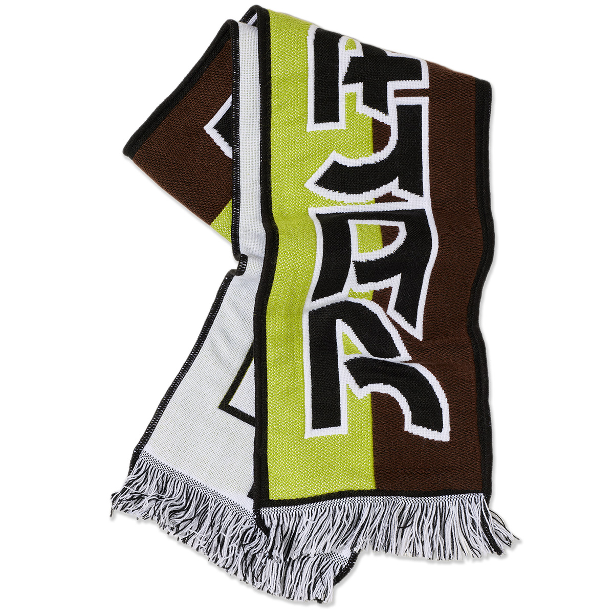 Polar Football Scarf Squares Green/Brown