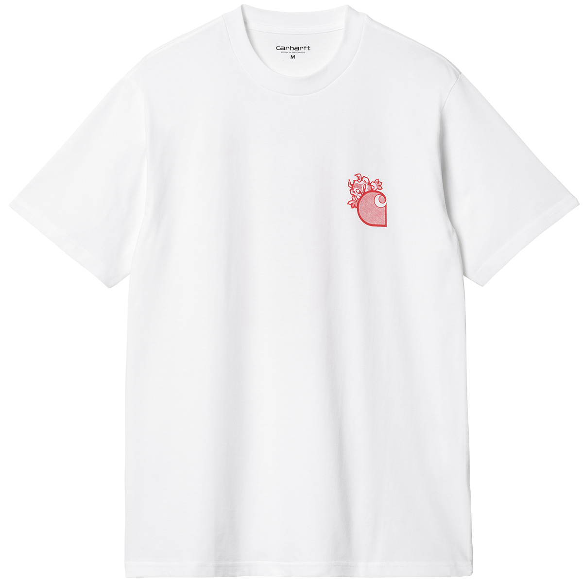 Carhartt WIP Little Hellraiser T-Shirt White/Red Carhartt WIP Little Hellraiser T-Shirt White/Red