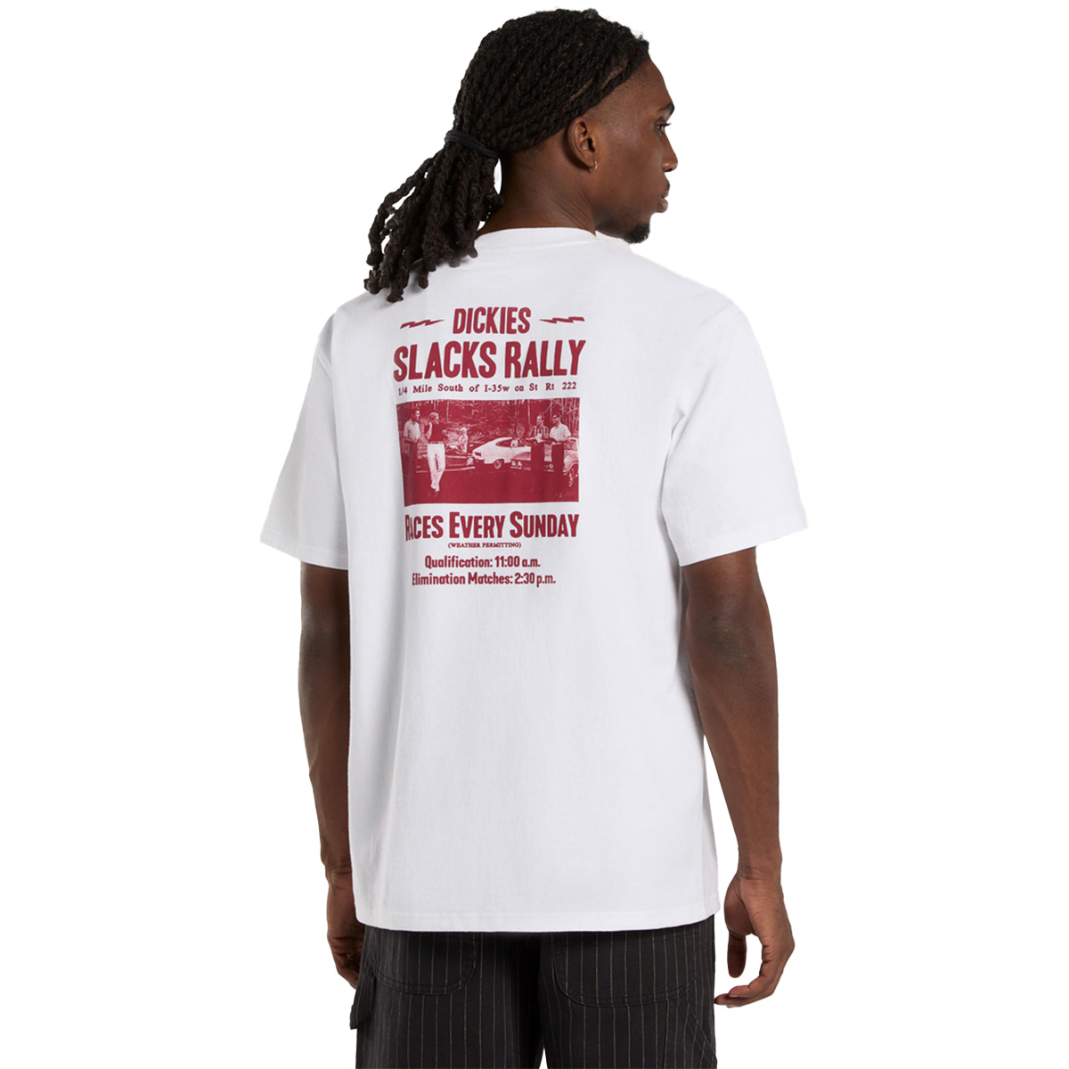 Dickies Slacks Rally T-Shirt White Dickies Slacks Rally T-Shirt White