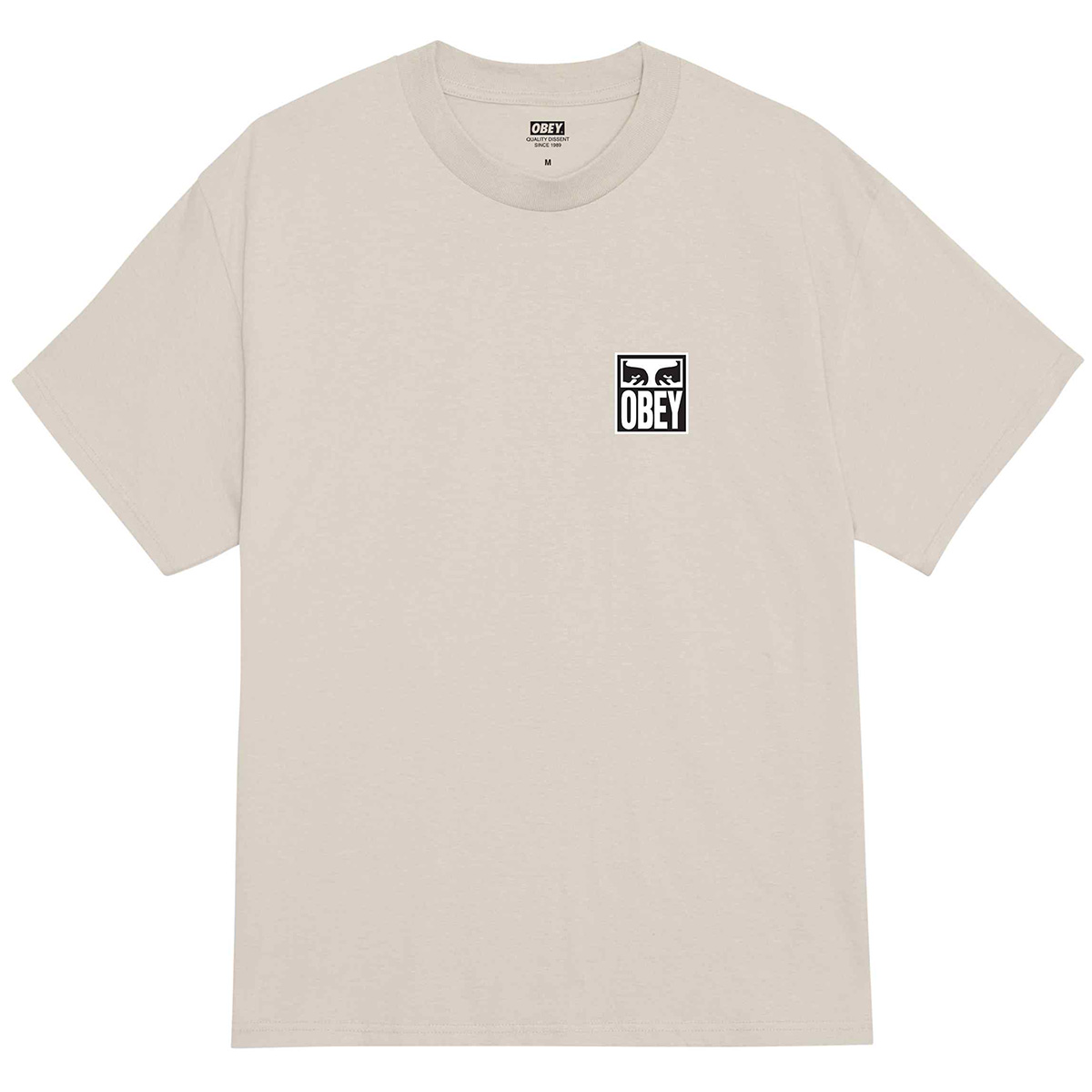 Obey Eyes Icon 2 T-Shirt Silver Grey Obey Eyes Icon 2 T-Shirt Silver Grey