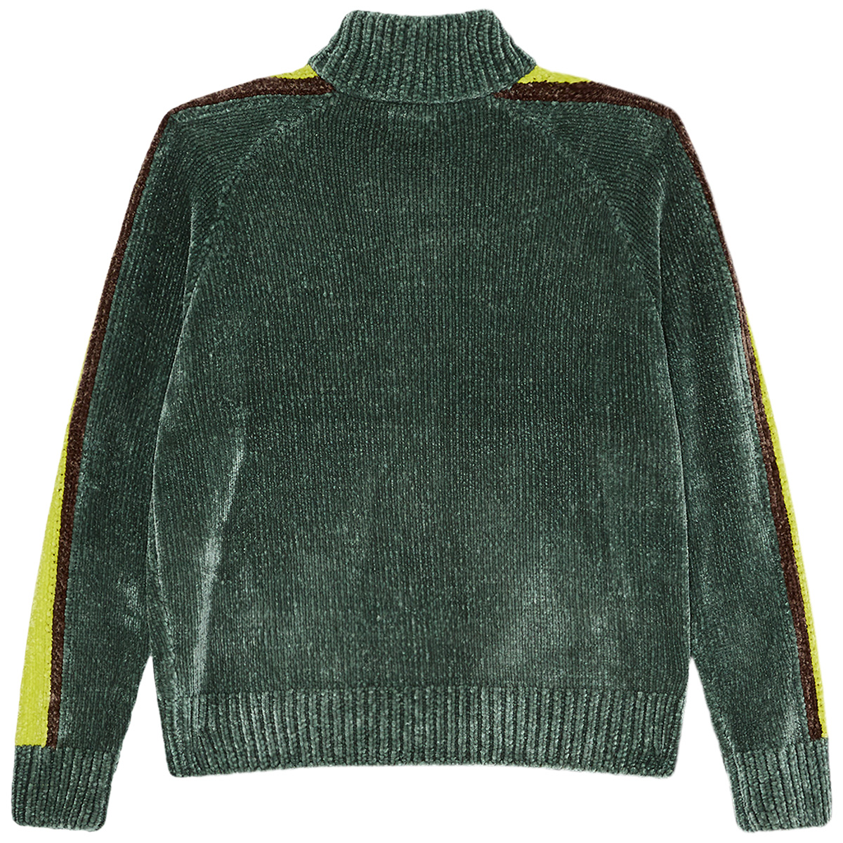 Obey Varen Zip Up Sweater Dark Forest