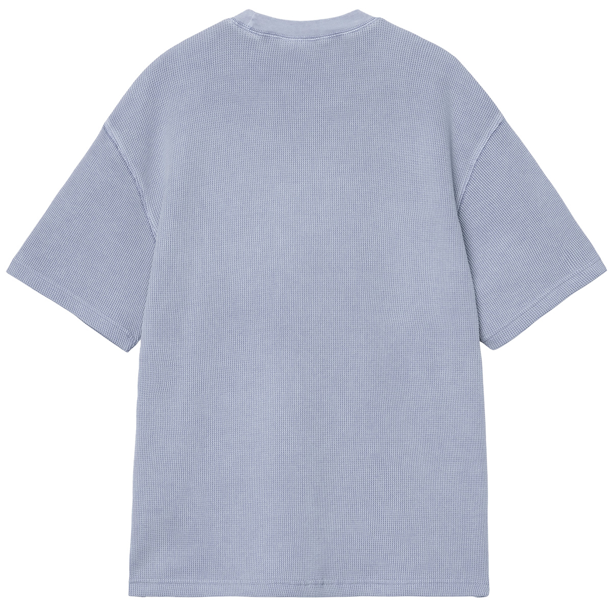 Carhartt WIP Nelson Waffle T-Shirt Gentle Blue Garment Dyed