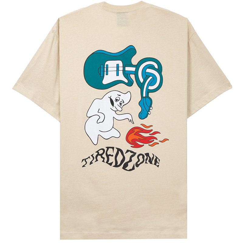 Tired Ghost T-Shirt Beige Tired Ghost T-Shirt Beige
