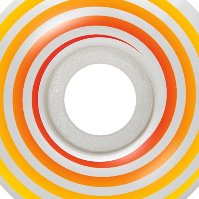 Hazard By Madness Swirl CP Radial Wheels White/Yellow 60mm