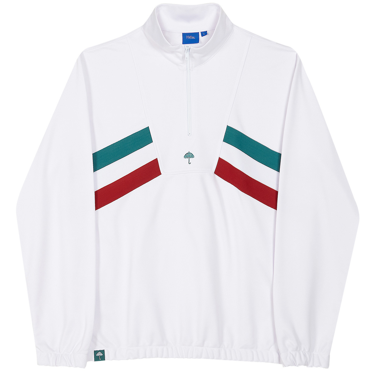 Helas Prince Quarter Zip Sweater Off White