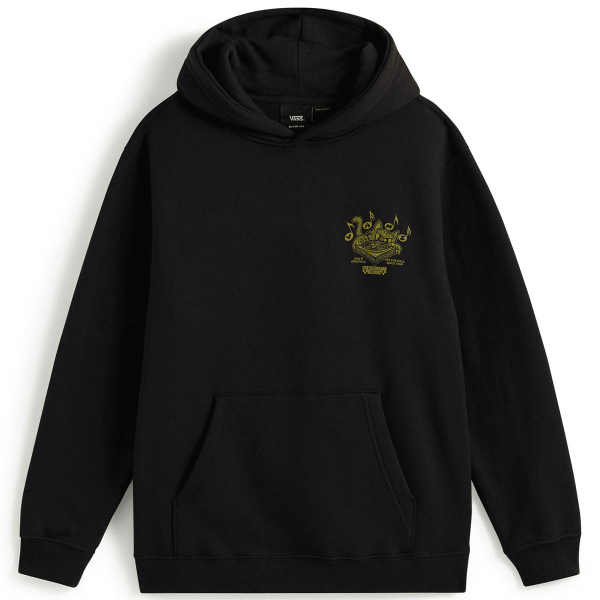 Vans Kids Scratched Records Hooded Sweater Black