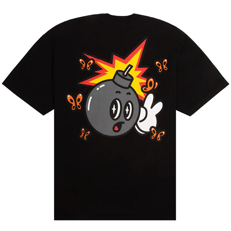 The Hundreds X Felt Butterfly Adam T-Shirt Black The Hundreds X Felt Butterfly Adam T-Shirt Black